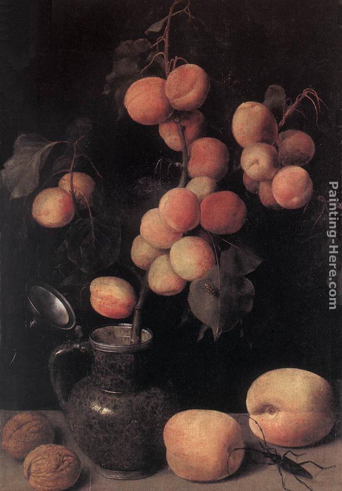 Peaches painting - Georg Flegel Peaches art painting